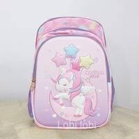 Gambar Tas sekolah ransel anak perempuan SD kuda unicorn - bintang pink dari Lobi lobii undefined 5 Tokopedia