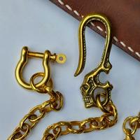 Gambar Rantai Dompet Kuningan Solid Brass Panjang 54cm dari Majjaleather undefined 3 Tokopedia