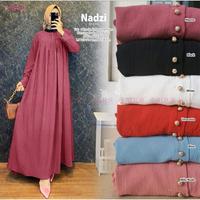 Gambar Nadzi Dress Wanita Terbaru Crinkle Airflow - Teracota, XL dari Cahaya.fashion undefined 4 Tokopedia