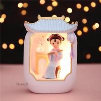 Gambar Resin Chinese Princess Statue Night Light Decorations Birthday Holiday - Pink Playing  dari AZRINA SHOOP undefined 2 Tokopedia