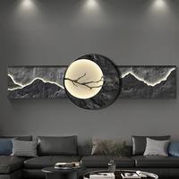 Gambar JAPANESE STYLE ABSTRACT MOUNTAIN ART WALL DECORATION HIASAN DINDING - A, 170x50cm dari nobledeco undefined 2 Tokopedia