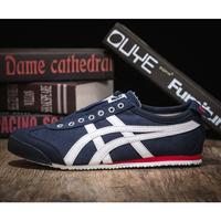 Gambar Sepatu O.N.I.T.S.U.K.A Tiger Mexico 66 SLIP-ON Navy White Red - 38 dari ONTSUKA. undefined 1 Tokopedia