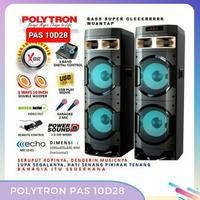 Gambar POLYTRON PAS 10D28 Bluetooth NEW Speaker Aktif Karaoke ORIGINAL dari HAPIMART ID undefined 5 Tokopedia