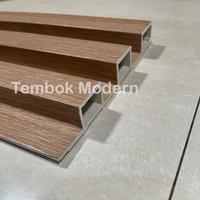Gambar WPC Wall Panel 3D Flute Wood Panel Large PANJANG 140 CM - Ash, 1,5m dari Tembok Modern undefined 4 Tokopedia