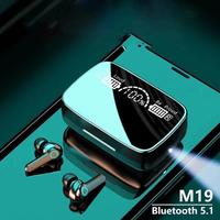 Gambar Panzy HEADPHONE BLUETOOTH 5.1 EARBUD M19 TWS NIRKABEL LED DIGITAL dari Panzyshop undefined 2 Tokopedia