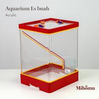 Gambar AQUARIUM TEMPAT ES BUAH MINUMAN TEMPAT ES KELAPA SEGI ACRYLIC - Merah, SEDANG dari Mihomu Indonesia undefined 2 Tokopedia