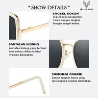 Gambar Kacamata Sunglasses Polarized Hitam Anti Silau Oversized Wanita 8072 - BLACK(PL) dari Gray Pink undefined 4 Tokopedia