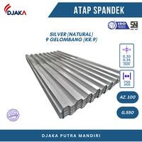 Gambar Atap Spandek Silver 9 Gelombang dari Djaka Putra Mandiri undefined 1 Tokopedia