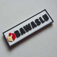 Gambar patch rubber logo tulisan bawaslu - badan pengawas pemilihan umum - dasar putih dari arl collections undefined 3 Tokopedia