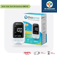 Gambar Paket Elvasense EMS10 Alat Cek 3in1 Gula Darah Asam Urat Kolestrol - 5/2/5 dari HK Medicare undefined 1 Tokopedia