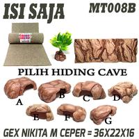 Gambar MT008B full set Aquarium terrarium kandang reptile ular gecko kadal - ISI SAJA dari reptilestore.id undefined 2 Tokopedia