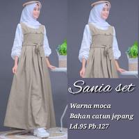 Gambar Kirana Dress Teen|Gamis Remaja|Overall Remaja Original Shofiya - dusty dari yaumifashion undefined 3 Tokopedia
