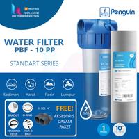 Gambar Filter Air Penguin PBF 10 PP Ukuran 10 inch, 1 & 5 Micron - 5 Micron, Packing Standar dari Lucyandri CB undefined 1 Tokopedia