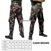 Gambar Celana kamuflase panjang/celana hunting/celana berburu - CAMO BROWN, 28 dari KAMUFLASE OS RNS undefined 3 Tokopedia