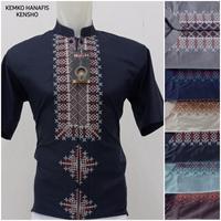 Gambar BAJU PRIA LENGAN PENDEK | KEMEJA KOKO BASTOH GOLD dari BDA JAYA undefined 4 Tokopedia