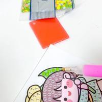 Gambar DIY Stiker Sticker Diamond Painting Lucu Menempel Manik - 9018 dari kitbear undefined 5 Tokopedia
