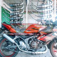 Gambar Perut Chamber knalpot ninja RR R SS model cobra step jomblo dari MCB Racing Store undefined 4 Tokopedia