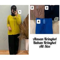Gambar Atasan Kringkel 04 / Baju Lengan Panjang Fashion Muslim - No 1 dari El Mart Cloth undefined 1 Tokopedia