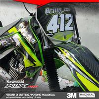 Gambar decal klx 140 stabilo biru stiker Premium A02 - PREM.SUPERGLOSY dari ARUGRAPHY undefined 3 Tokopedia