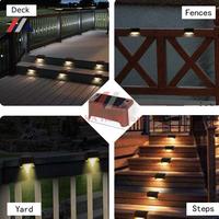 Gambar Lampu Taman Hias Pagar Tangga Solar Power IP44 Warm White 4 PCS dari AKA Hardware undefined 3 Tokopedia