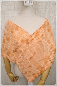 Gambar muffler - ikat warna alam - kesumba dari kait handmade undefined 4 Tokopedia
