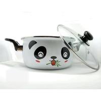 Gambar PROMO Panci lucu Enamel 22cm //PANCI Tutup Kaca HELLO Panda Maspion dari imam_storre undefined 2 Tokopedia