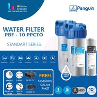 Gambar PAKET FILTER AIR Isi 2 PP & CTO Untuk Air Berbau Kotor dan Zat besi - 1 Micron, Packing Standar dari Lucyandri Home Solution undefined 1 Tokopedia
