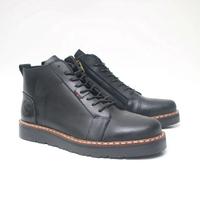Gambar Sepatu Boots Kulit Asli Pria Original Baldev Black Zipper Series - Cokelat, 42 dari Jazzyfootwear undefined 1 Tokopedia