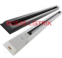 Gambar Kaki rell panjang 2meter hitam putih untuk track light lampu sorot - Putih dari Bosse Listrik undefined 1 Tokopedia