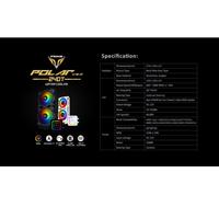 Gambar CPU Cooler AIO PRIME POLAR 240T V2.0 240MM ARGB Liquid Rainbow Effect - Putih dari Horascomp.id undefined 4 Tokopedia