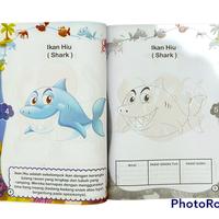 Gambar Buku Anak Mengenal Dan Mewarnai Hewan Laut Untuk Paud & TK Ukuran A4 dari Toko Buku dan Stationery undefined 3 Tokopedia