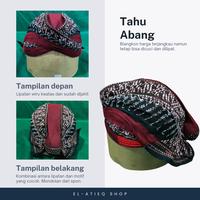 Gambar Blangkon Murah Blangkon Kasar bisa Cuci Lipat Mataram Yogyakarta - Modang jahe, 9/59cm dari EL-ATIEQ SHOP undefined 4 Tokopedia