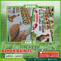 Gambar spanduk Kain Warung Pecel Lele | Sari Laut - Soto ayam I Nasi goreng - KAIN TC, 50X100CM dari Cetak Sablon Custom undefined 3 Tokopedia