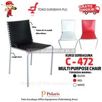 Gambar Kursi Susun Polaris 472 Kantor Kursi Cafe Kantin Makan Kursi Taman - Hitam dari TOKO SURABAYA PLG undefined 1 Tokopedia