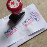 Gambar stempel custom 2 warna - bulat 35 mm dari Tank Top Bahagia undefined 1 Tokopedia