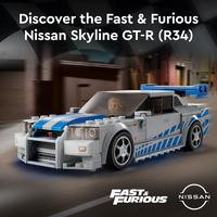 Gambar Lego 76917 Speed Champions 2 Fast 2 Furious Nissan Skyline GT-R (R34) dari Kitsune Toy store undefined 2 Tokopedia