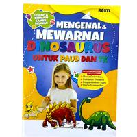 Gambar Buku Anak Mengenal Dan Mewarnai Dinosaurus Untuk PAUD & TK Ukuran A4 dari Toko Buku dan Stationery undefined 1 Tokopedia