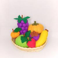Gambar PAKET BUAH (B) + KERANJANG MAINAN EDUKASI ANAK FLANEL BUAH BUAHAN dari Naghincraft undefined 2 Tokopedia