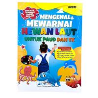 Gambar Buku Anak Mengenal Dan Mewarnai Hewan Laut Untuk Paud & TK Ukuran A4 dari Toko Buku dan Stationery undefined 1 Tokopedia