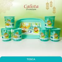 Gambar CALISTA - Toples Kue Lebaran Set isi 6pcs + 1 Nampan / TOBAKI - OENTOE - Tosca dari Gudang-Lunchbox undefined 2 Tokopedia