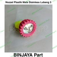 Gambar Spuyer Nozzel Plastik Lubang 3 Mata Stainless dari BIN.JAYA undefined 1 Tokopedia
