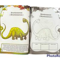 Gambar Buku Anak Mengenal Dan Mewarnai Dinosaurus Untuk PAUD & TK Ukuran A4 dari Toko Buku dan Stationery undefined 2 Tokopedia