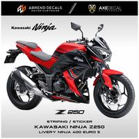 Gambar STRIPING Z250 LIVERY 400 RACING / STIKER MOTOR KAWASAKI NINJA Z 250 dari Axedecal stickershop undefined 2 Tokopedia
