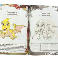 Gambar Buku Anak Mengenal Dan Mewarnai Dinosaurus Untuk PAUD & TK Ukuran A4 dari Toko Buku dan Stationery undefined 5 Tokopedia
