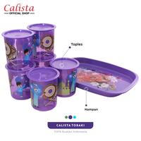 Gambar CALISTA - Toples Kue Lebaran Set isi 6pcs + 1 Nampan / TOBAKI - OENTOE - Tosca dari Gudang-Lunchbox undefined 5 Tokopedia