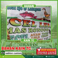 Gambar spanduk Kain Warung Pecel Lele | Sari Laut - Soto ayam I Nasi goreng - KAIN TC, 50X100CM dari Cetak Sablon Custom undefined 4 Tokopedia