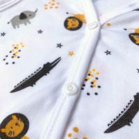Gambar baju bayi 6pcs kancing depan doubleknit fiyeli full print - lengan panjang, 6pcs dari Bajuanakmyson03 undefined 2 Tokopedia