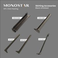 Gambar AKSESORIS PLINT SKIRTING ALUMUNIUM MONOSTAR – AKSESORIS LIST LANTAI - LEFT PLUG (B) dari MONOSTAR.ID undefined 3 Tokopedia