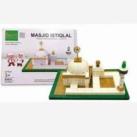 Gambar mainan block bongkar pasang masjid istiqlal mainan edukasi anak dari OB ORANGE BLUE toys undefined 2 Tokopedia
