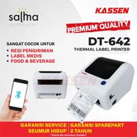 Gambar THERMAL LABEL PRINTER KASSEN DT-642 - DT 642 - RESI PENGIRIMAN dari SALMA KOMPUTER undefined 3 Tokopedia